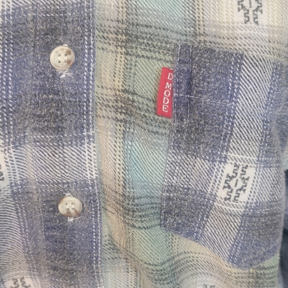 D Mode Classix Vintage 80s Western Womens Button Front Top Size‎ Medium - Picture 5 of 11